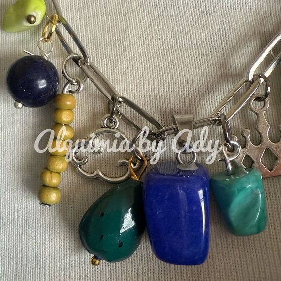 Lapis lazuli turquoise Necklace - Picture 4 of 4